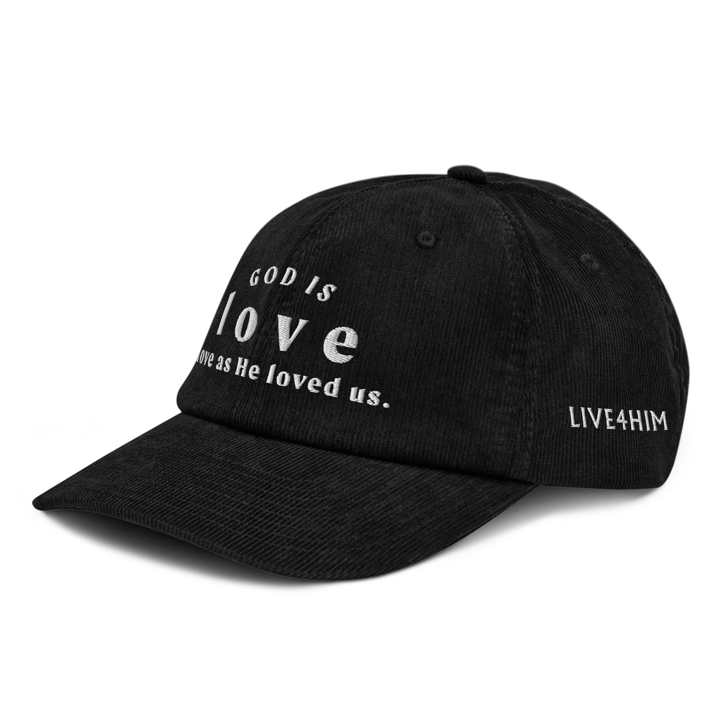 GOD IS LOVE CORDUROY