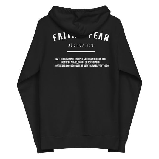 FAITH OVER FEAR ZIP HOODIE